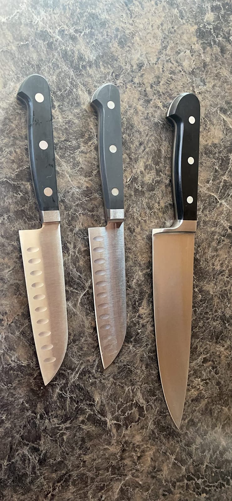 HENCKELS Classic Razor-Sharp Hollow Edge Santoku Knife 7 inch, German Engineered Informed by 100+ Years of Mastery customer photo 1
