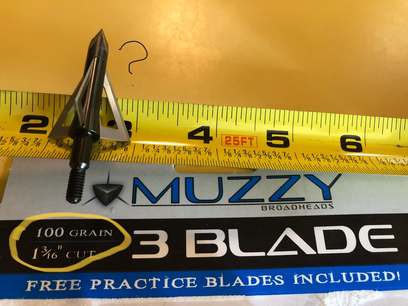 Muzzy Bowhunting 3 Blade Archery Arrow Broadhead 100 or 125 Grain - 6 Pack customer photo 2