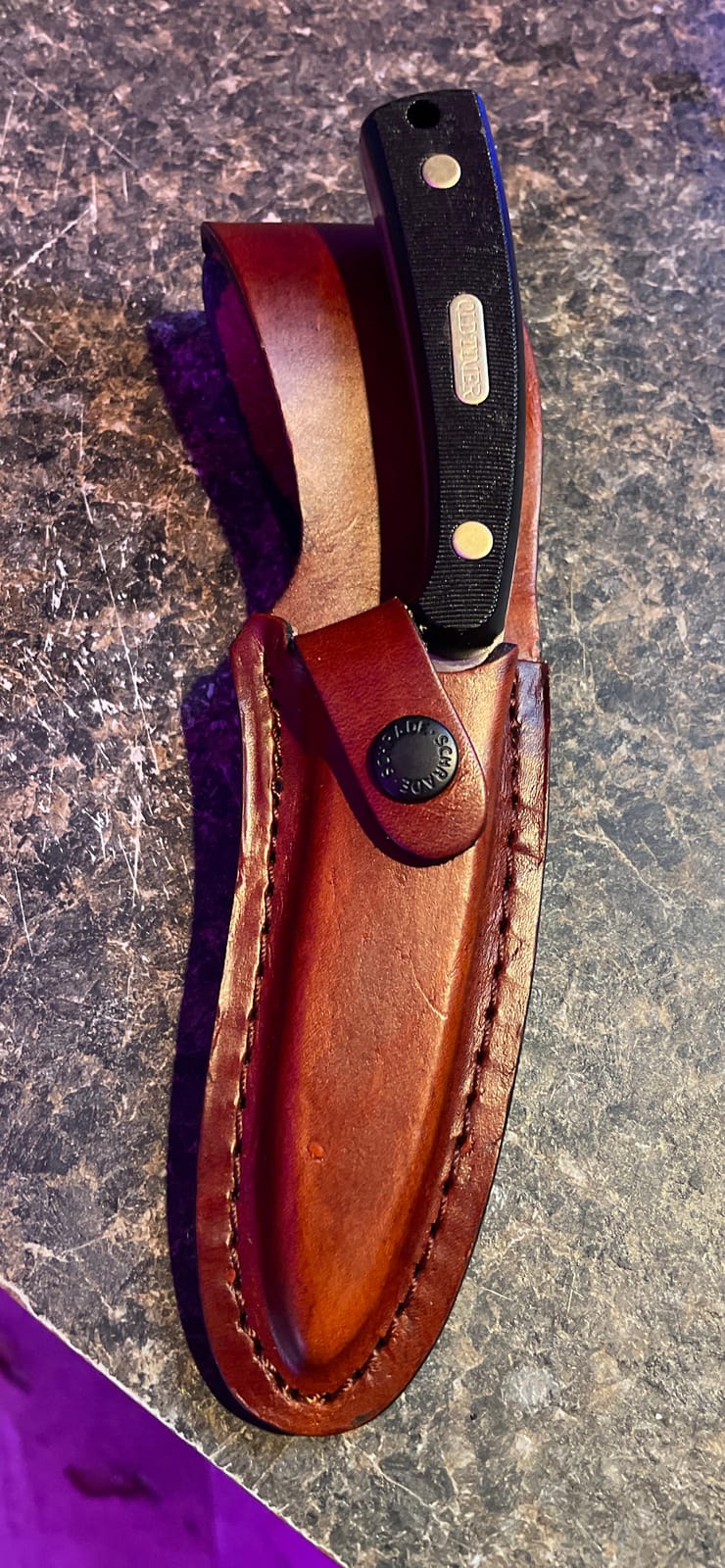 Old Timer 158OT Guthook Skinner 7.3in High Carbon S.S. Full Tang Fixed Blade Knife with 3.5in Blade and Sawcut Handle for Outdoor, Hunting and Camping customer photo 2