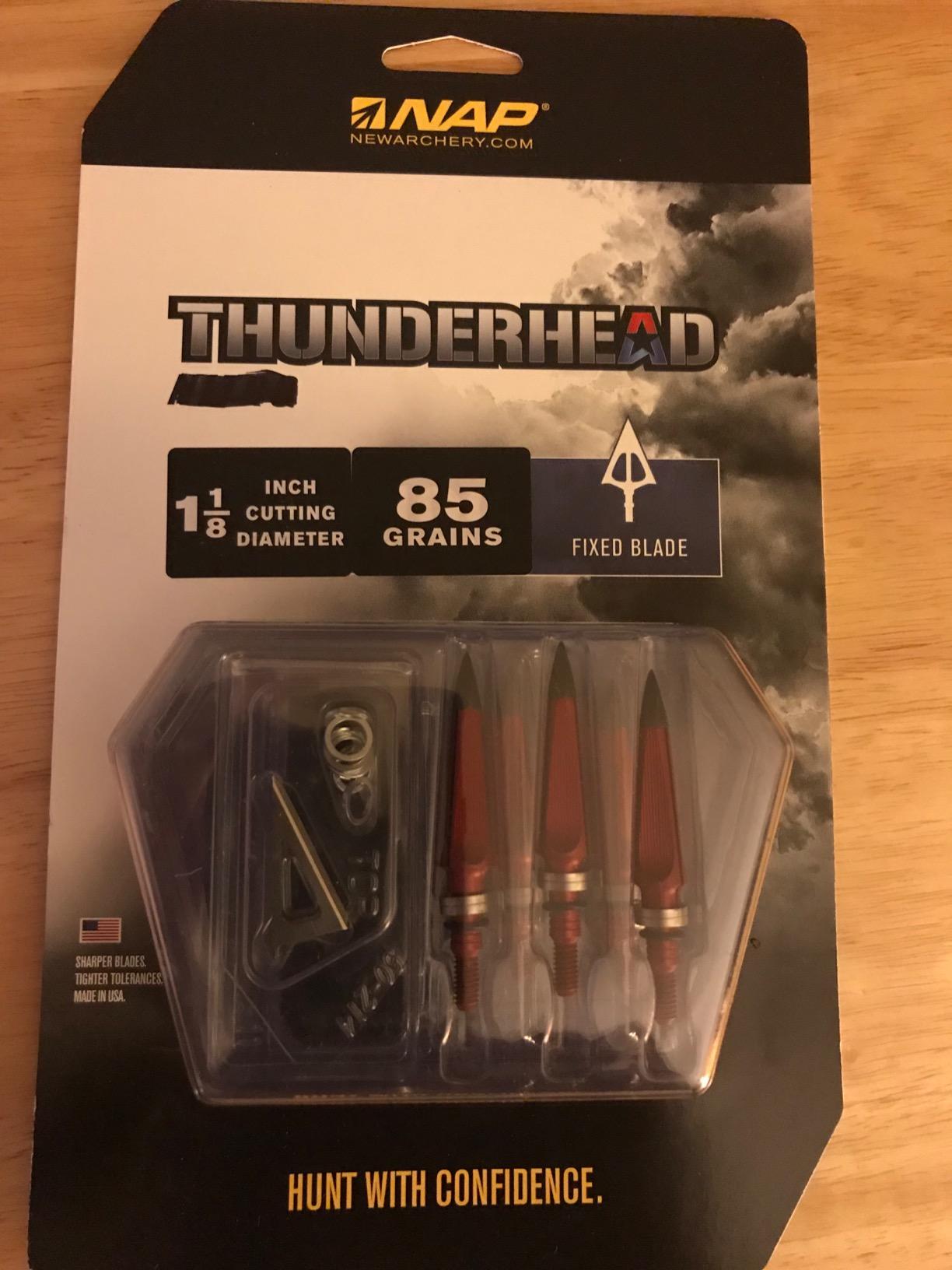 New Archery Products NAP Thunderhead Hunting Micro Grooved Ferrule Diamize Sharpened Fixed Blade 5 Pieces Broadhead Set customer photo 2