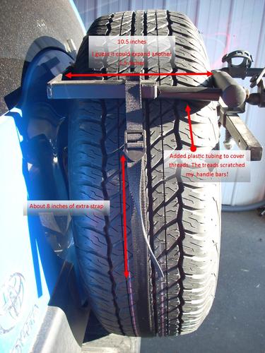 Hollywood Racks SR1 Spare Tire Bike Rack for 2 Bikes - Up to 35 Lbs Each customer photo 2