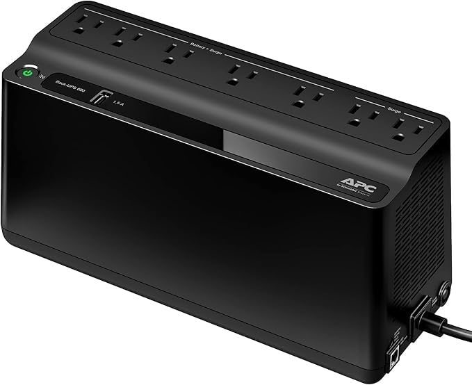 APC Battery Backup 650VA/390W Uninterruptible Power Supply for PC, BE650G1 customer photo 2