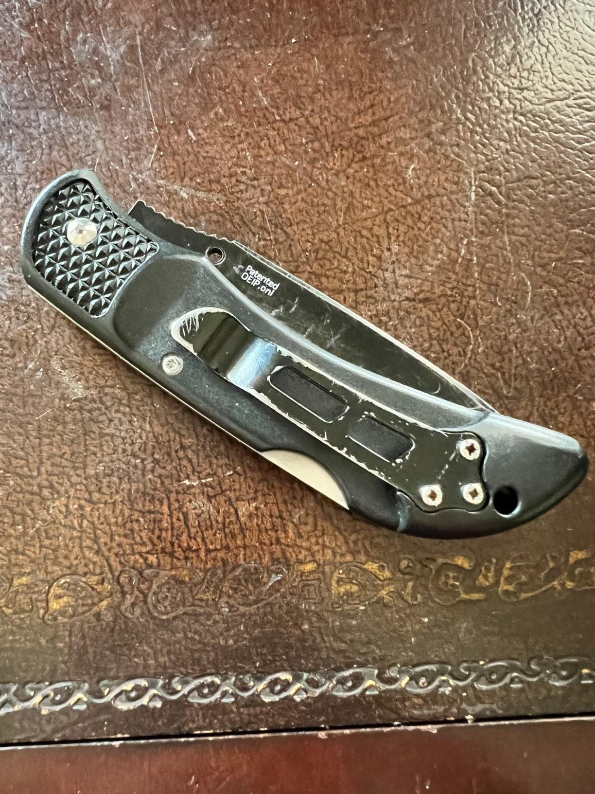 OUTDOOR EDGE Razor Pro L Hunting Knife | Replaceable Blade Folding Knife with 6 Razor Sharp Drop-Point Blades | Black Handle, Belt Holster & Field Dressing Blade for Elk & Deer Hunting customer photo 1