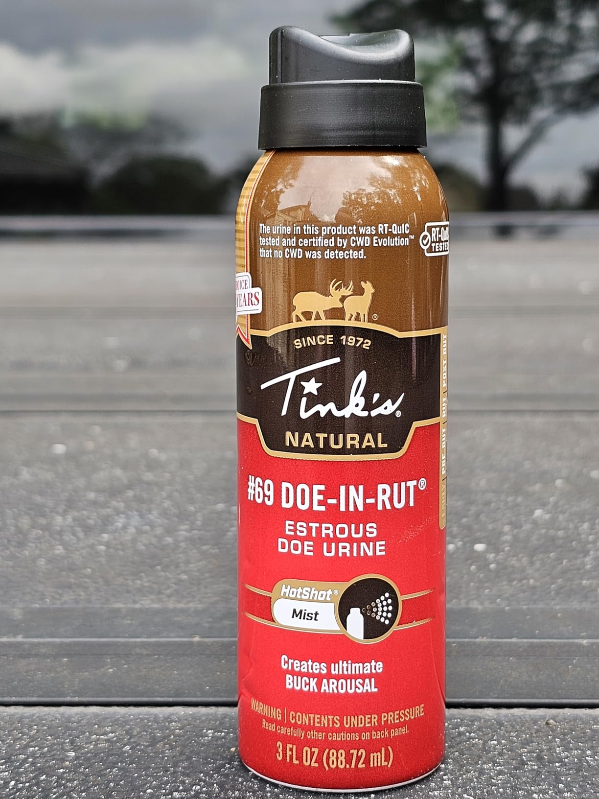 TINK'S #69 Doe-in-Rut Estrous Urine Spray Mist Deer Attractant for Hunting (3 oz Can) - Superior & Long Lasting Doe Estrus Hunting Scents - Hunting Lure/Attractant - Advanced Deer Hunting Lure customer photo 2