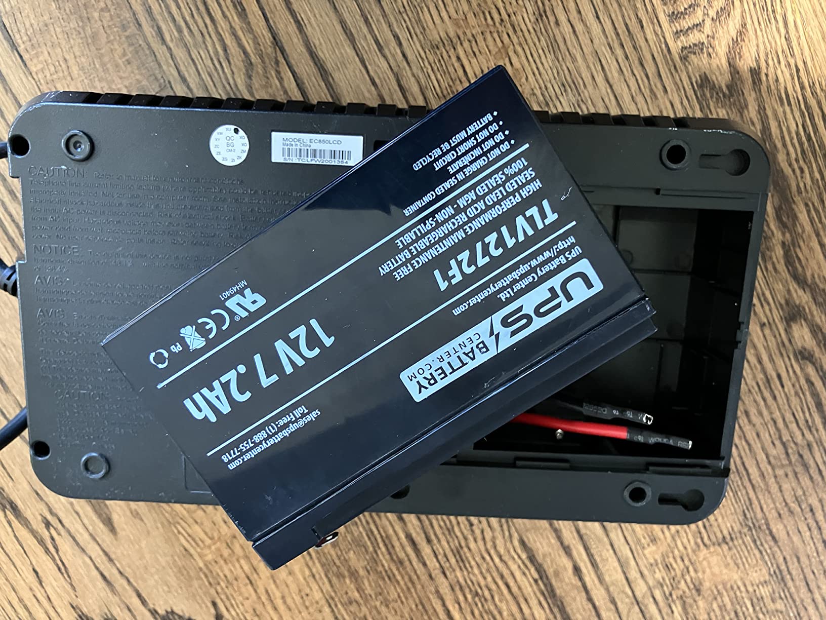 CyberPower EC850LCD Ecologic UPS Battery Backup and Surge Protector customer photo 2