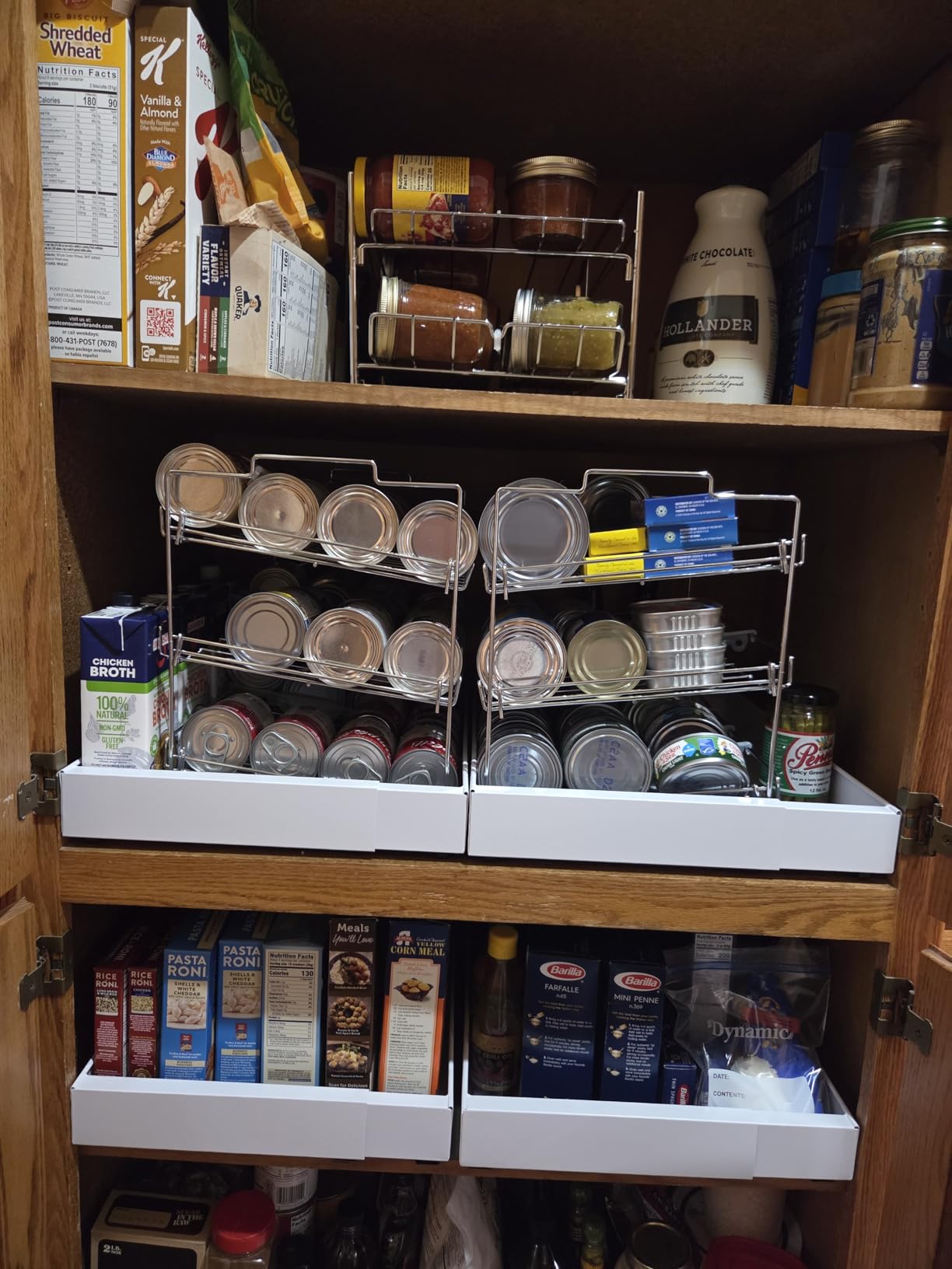 Deco Brothers Stackable Can Rack Organizer Holds Up to 36 Cans, Chrome customer photo 2