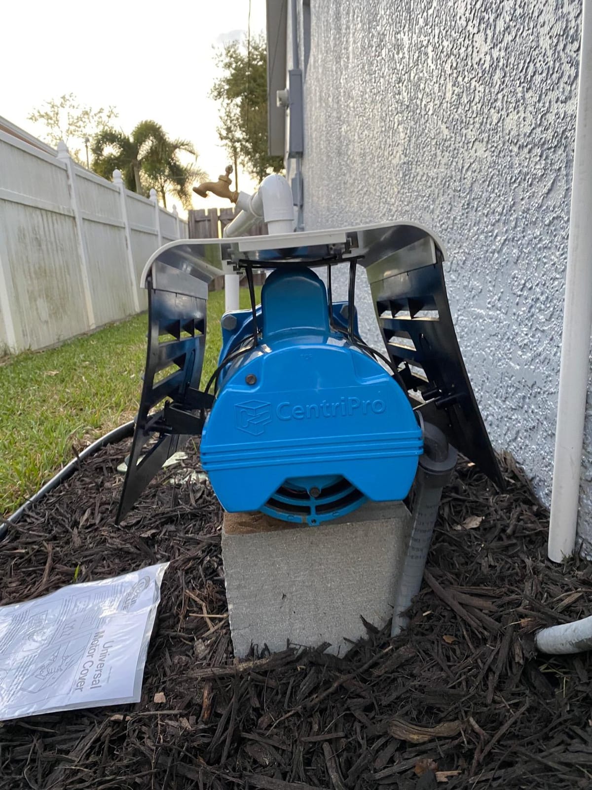 Ocean Blue Water Products Swimming Pool Motor Cover for Above Ground Protection customer photo 1