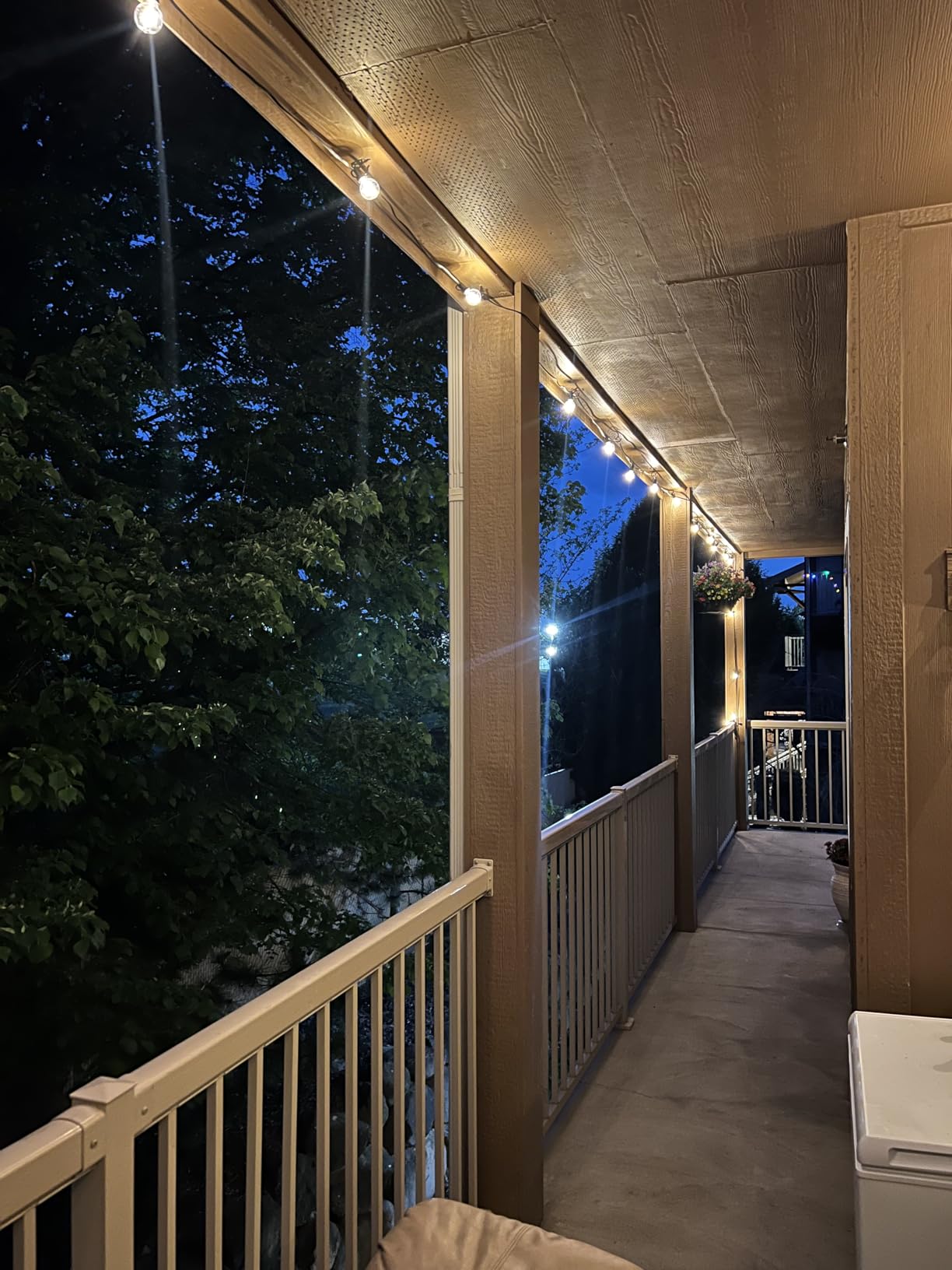Brightown Outdoor String Lights, 29FT G40 LED IP65 Waterproof Patio Lights customer photo 2