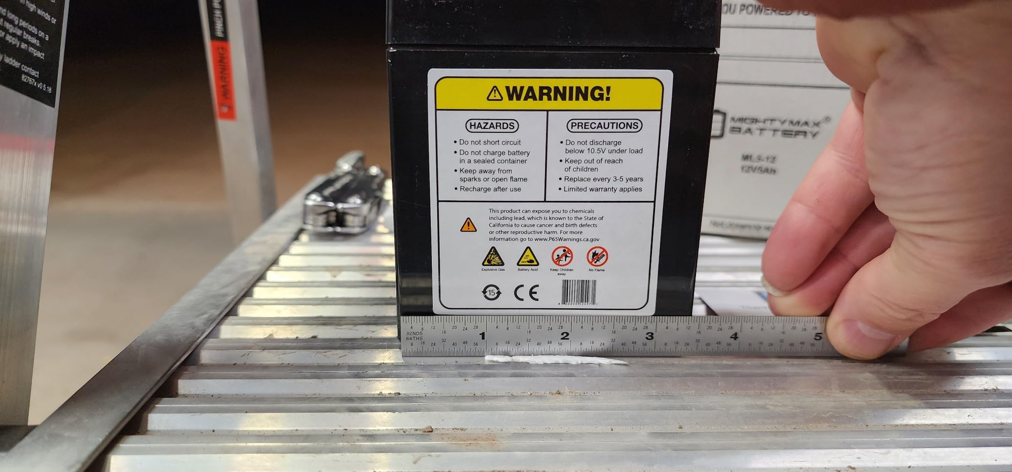 Mighty Max Battery 12V 5AH Battery Replaces Liftmaster 485LM Evercharge Back-Up customer photo 2