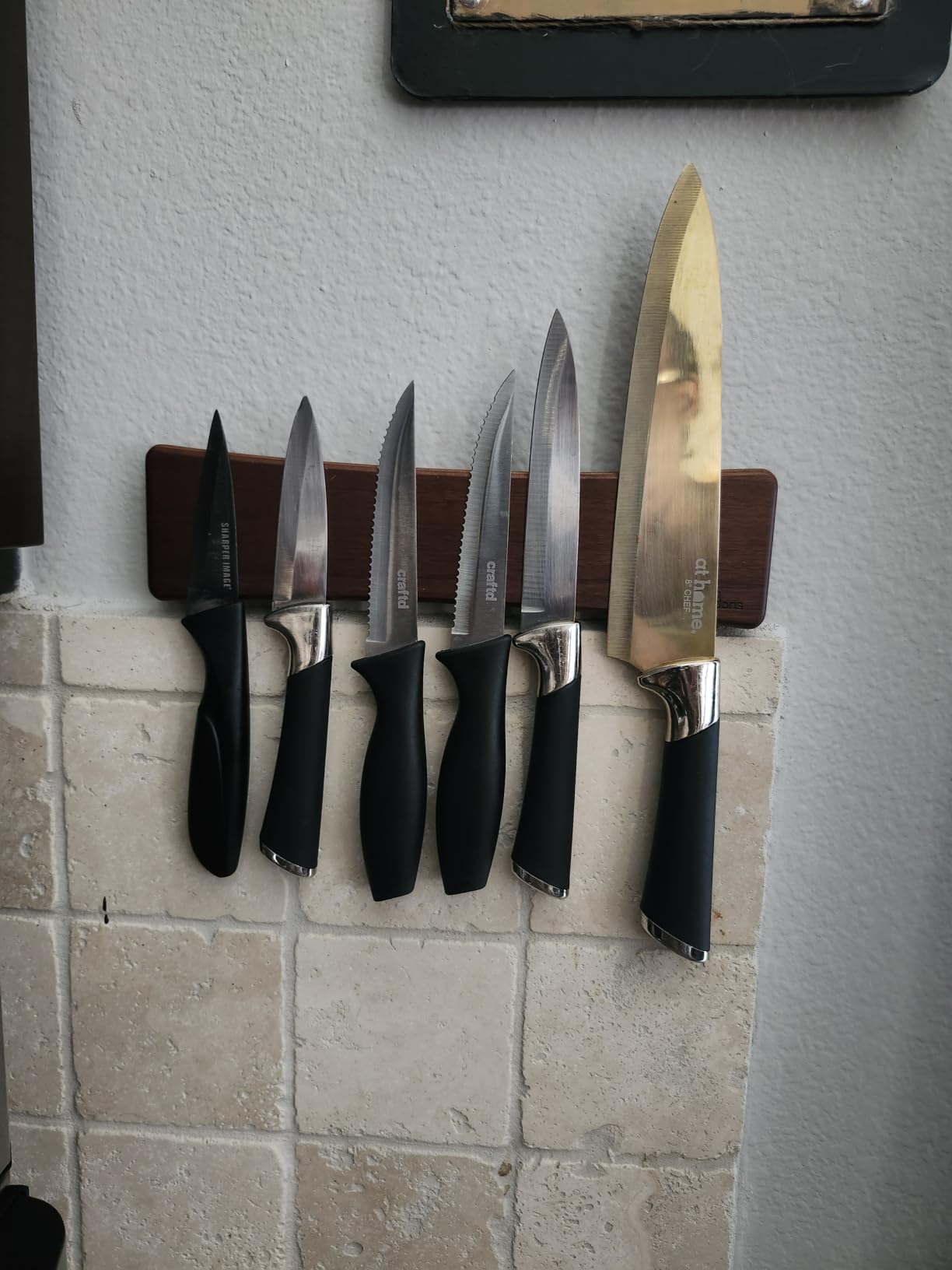 Modern Innovations 16 Inch Stainless Steel Magnetic Knife Bar with Multi-Purpose Functionality as a Knife Holder, Knife Strip, Magnetic Tool Organizer, Art Supply Organizer & Home Organizer customer photo 2