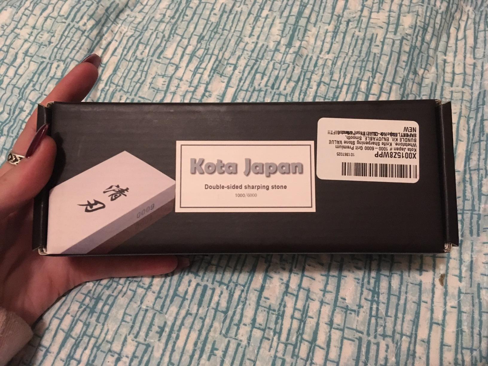 Kota Japan 3000-8000 Grit Whetstone Knife Sharpening Stone customer photo 1