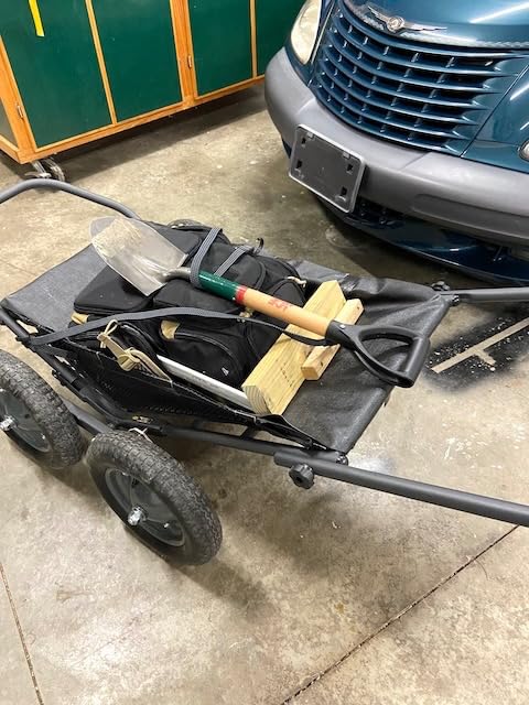 Hawk Crawler All-Terrain Multi-Use Deer Cart w/Dual Pivoting Axles, Black customer photo 2