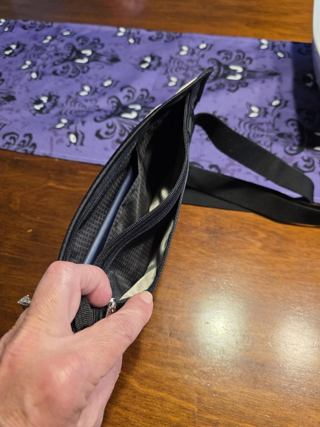 Money Belt - Passport Holder Secure Hidden Travel Wallet with RFID Blocking, Undercover Fanny Pack (Black) customer photo 2