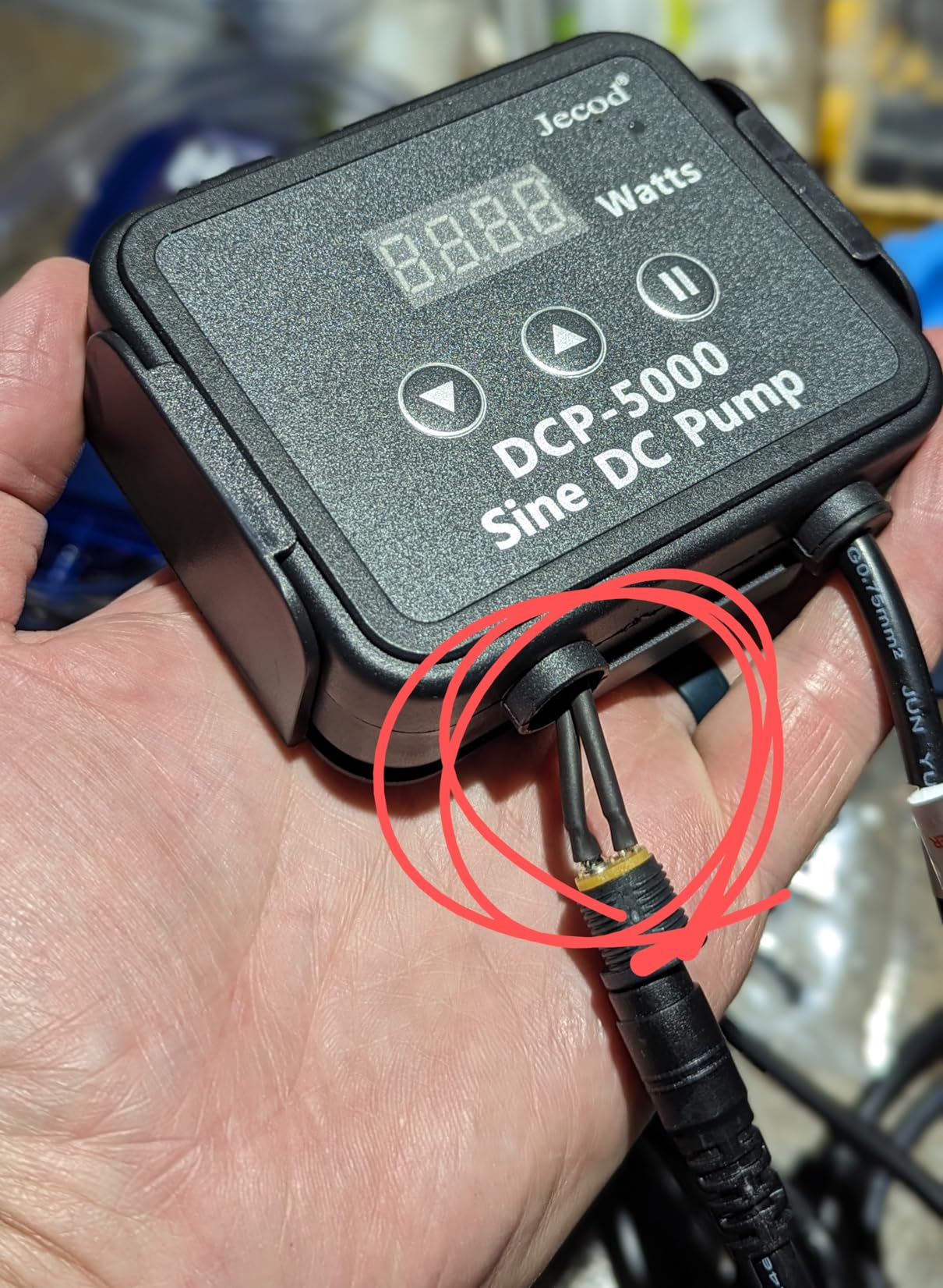 Jebao DCP-5000 Sine Wave DC Water Return Pump, 1,450 GPH customer photo 1