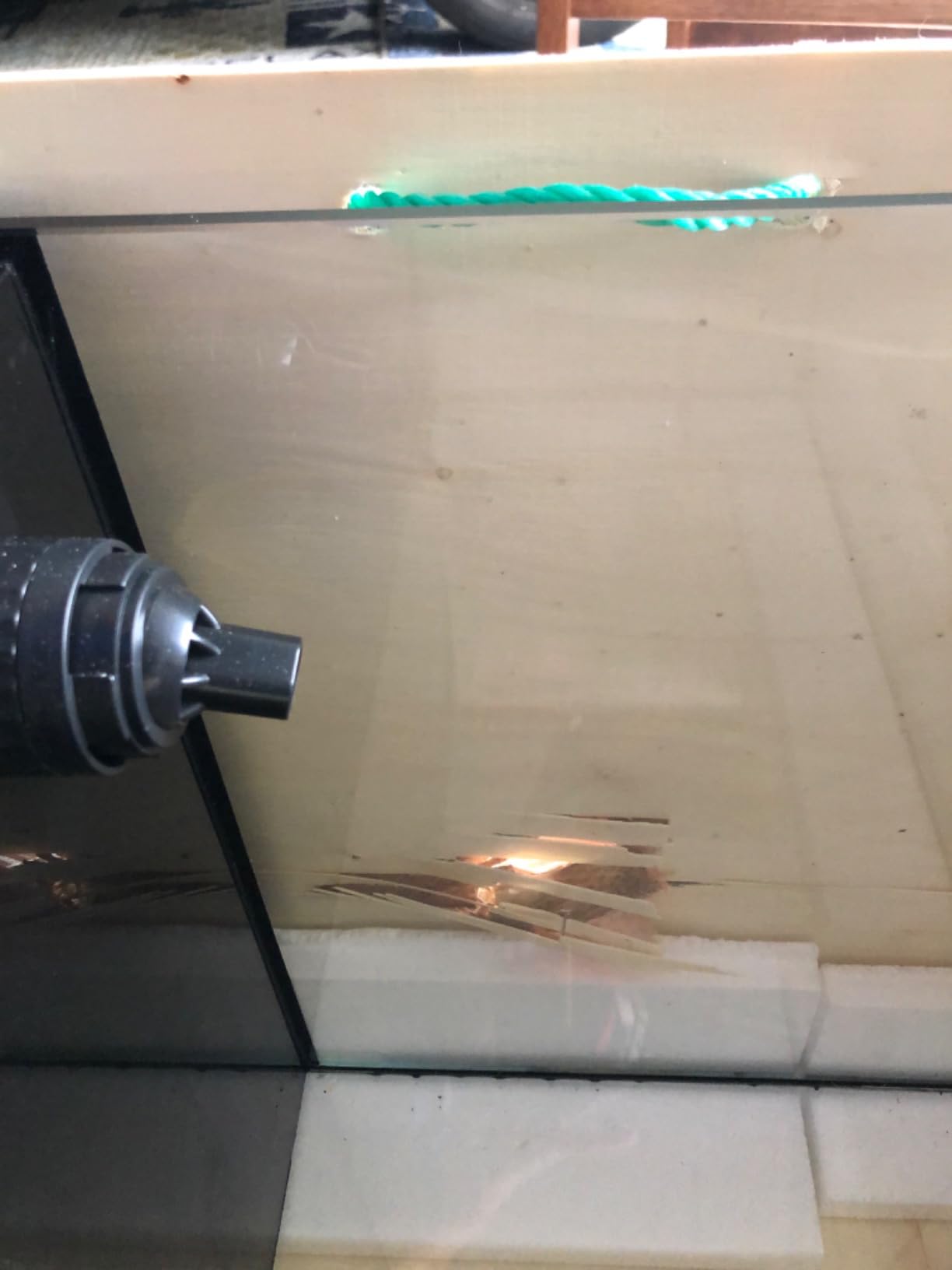 LANDEN EzFlux 40 Rimless 16 Gallon Rear Filtration Tank, Pump Included customer photo 1