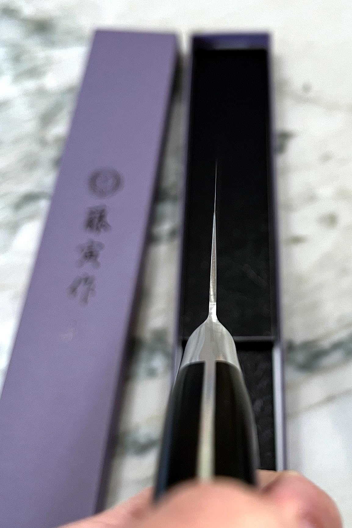 Fujitora FU-808 Chef's Knife, 8.3 inches (210 mm), Made in Japan, Cobalt Alloy Steel, Double Edged, Chef's Knife, For Cutting Meat, Cooking Fish and Vegetables, DP Cobalt Alloy Steel Insert, With customer photo 2