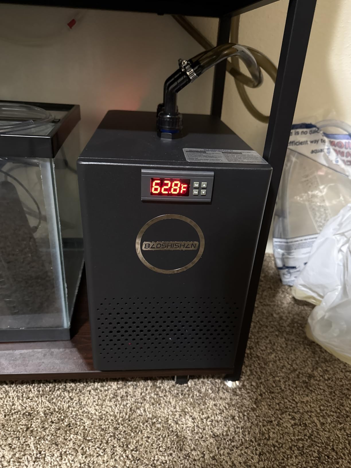 BAOSHISHAN 1/10 HP Aquarium Chiller 42 Gal Fish Tank Water Chiller 110V customer photo 1