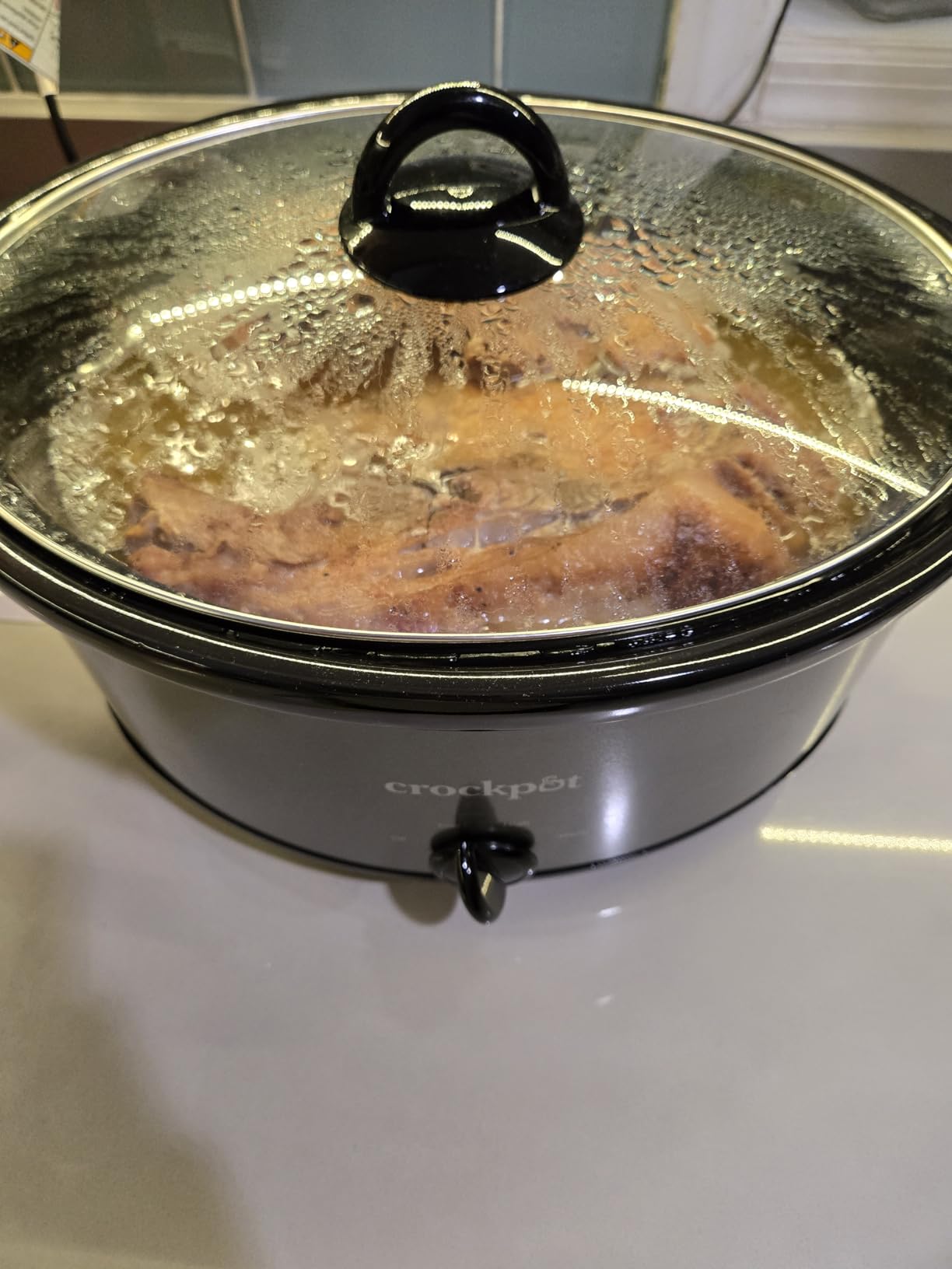 Crock-Pot 10QT Manual Slow Cooker, Stainless Steel customer photo 1