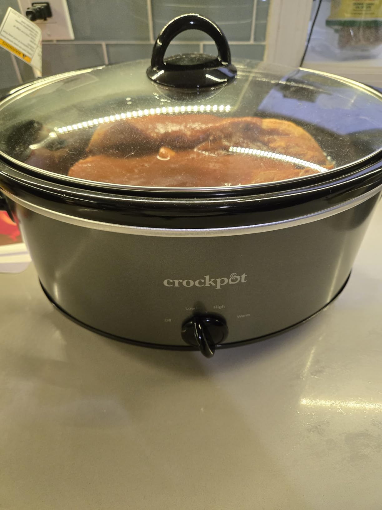 Crock-Pot 10QT Manual Slow Cooker, Stainless Steel customer photo 2
