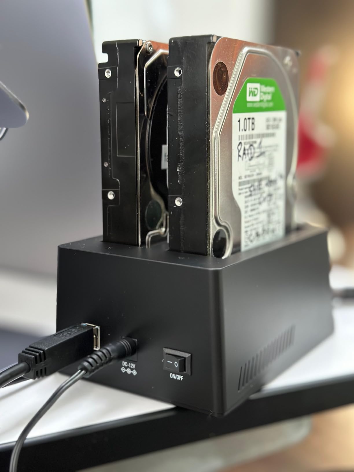 SABRENT USB 3.0 Dual Bay Hard Drive Docking Station & Cloner (EC-HD2B) customer photo 2