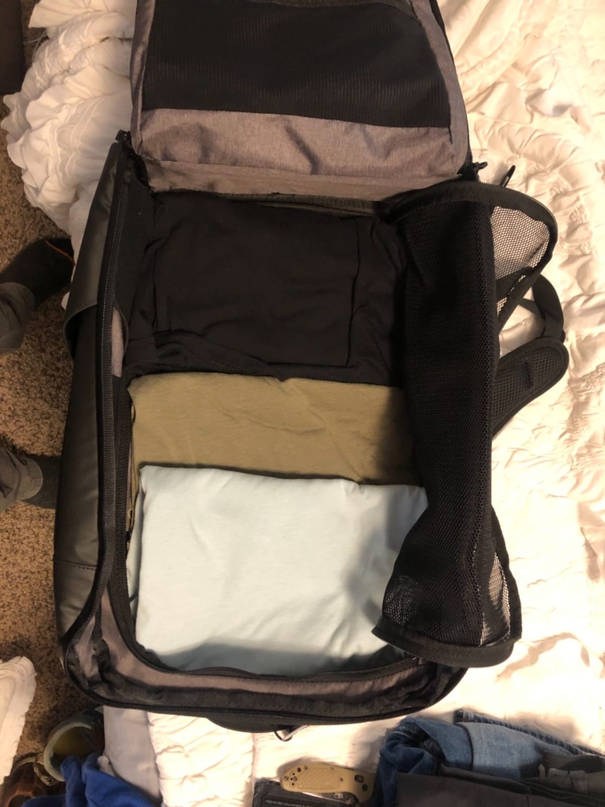 NOMATIC 20L Travel Pack - Travel Backpack For Men and Women - Black customer photo 2