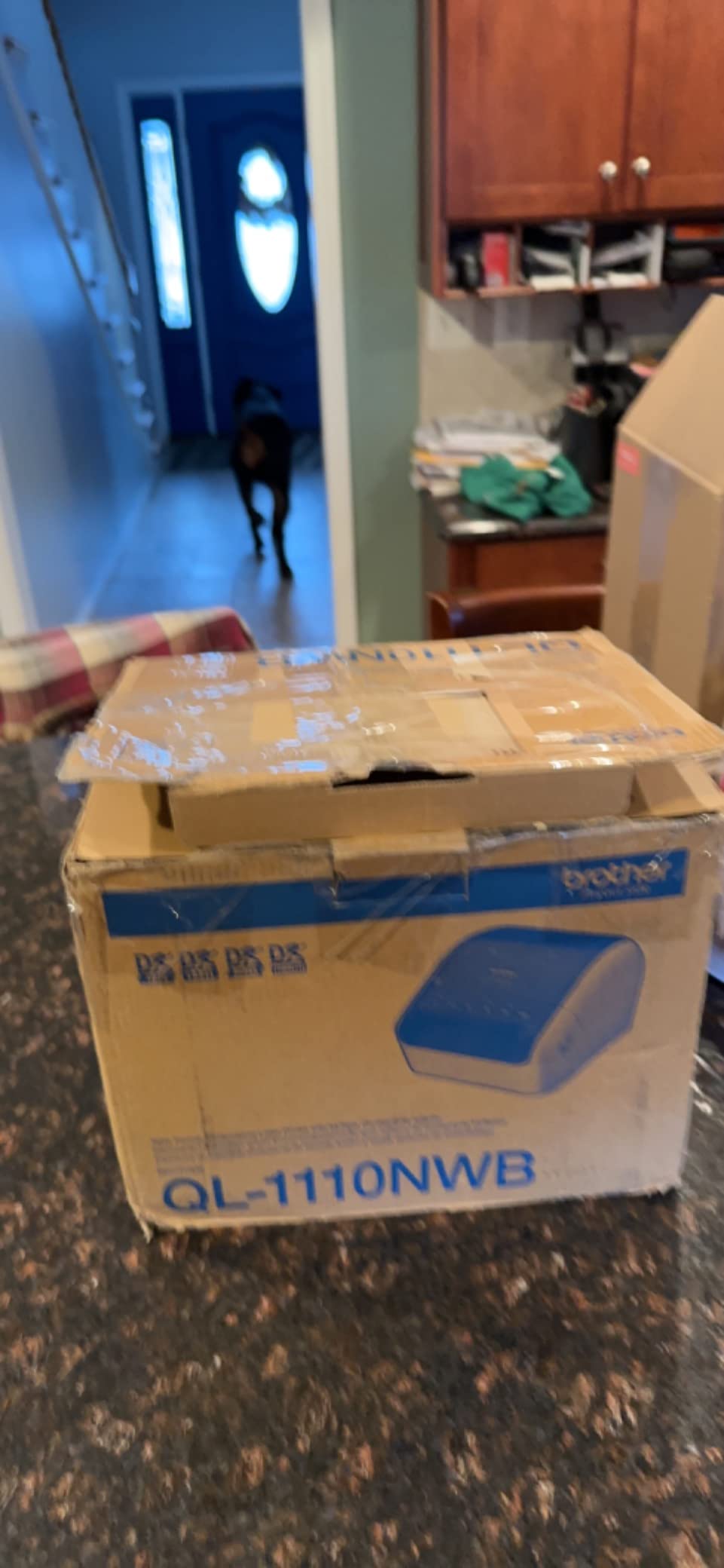 Brother QL-1110NWB Wide Format, Postage and Barcode Professional Thermal Monochrome Label Printer with Wireless Connectivity customer photo 1