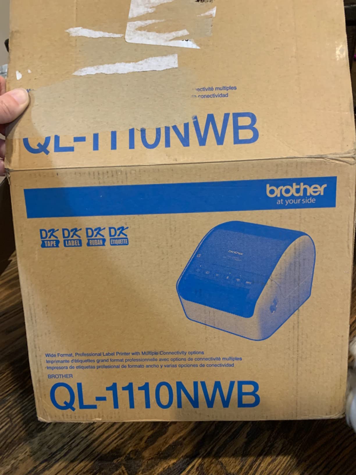Brother QL-1110NWB Wide Format, Postage and Barcode Professional Thermal Monochrome Label Printer with Wireless Connectivity customer photo 2