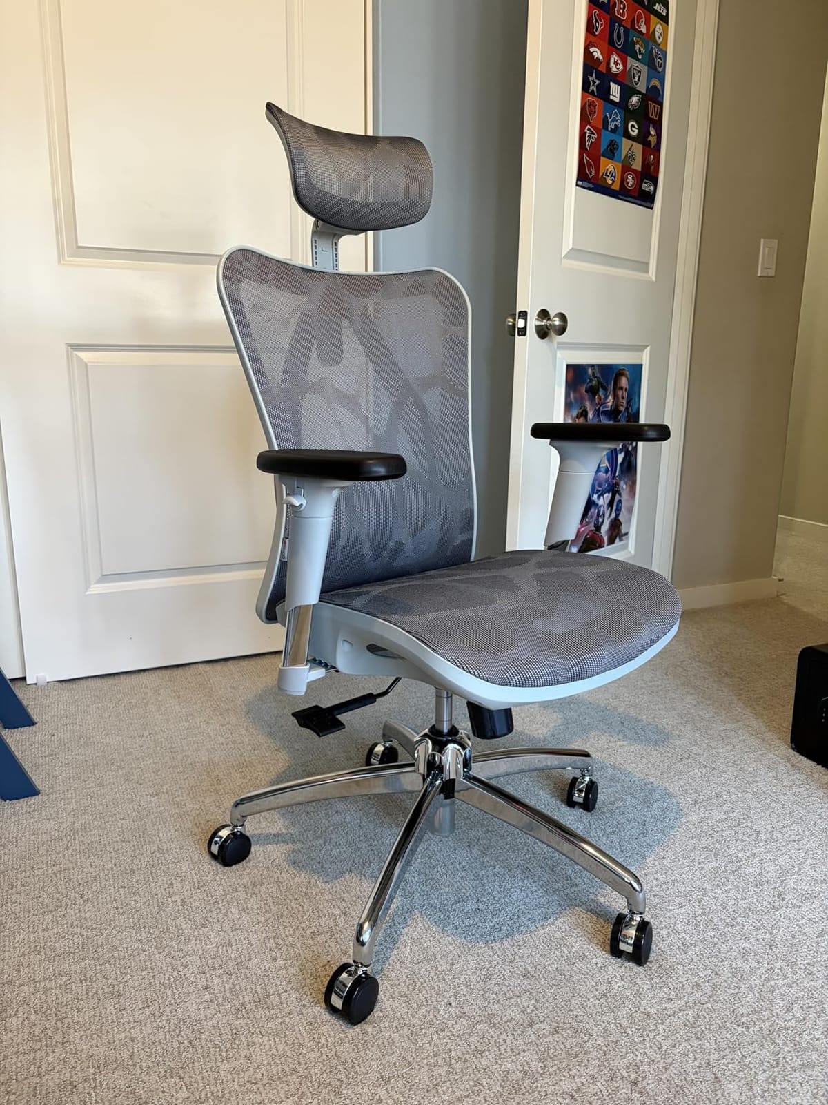 SIHOO M57 Ergonomic Office Chair, Mesh Back Desk Chair with 3D Armrests customer photo 2
