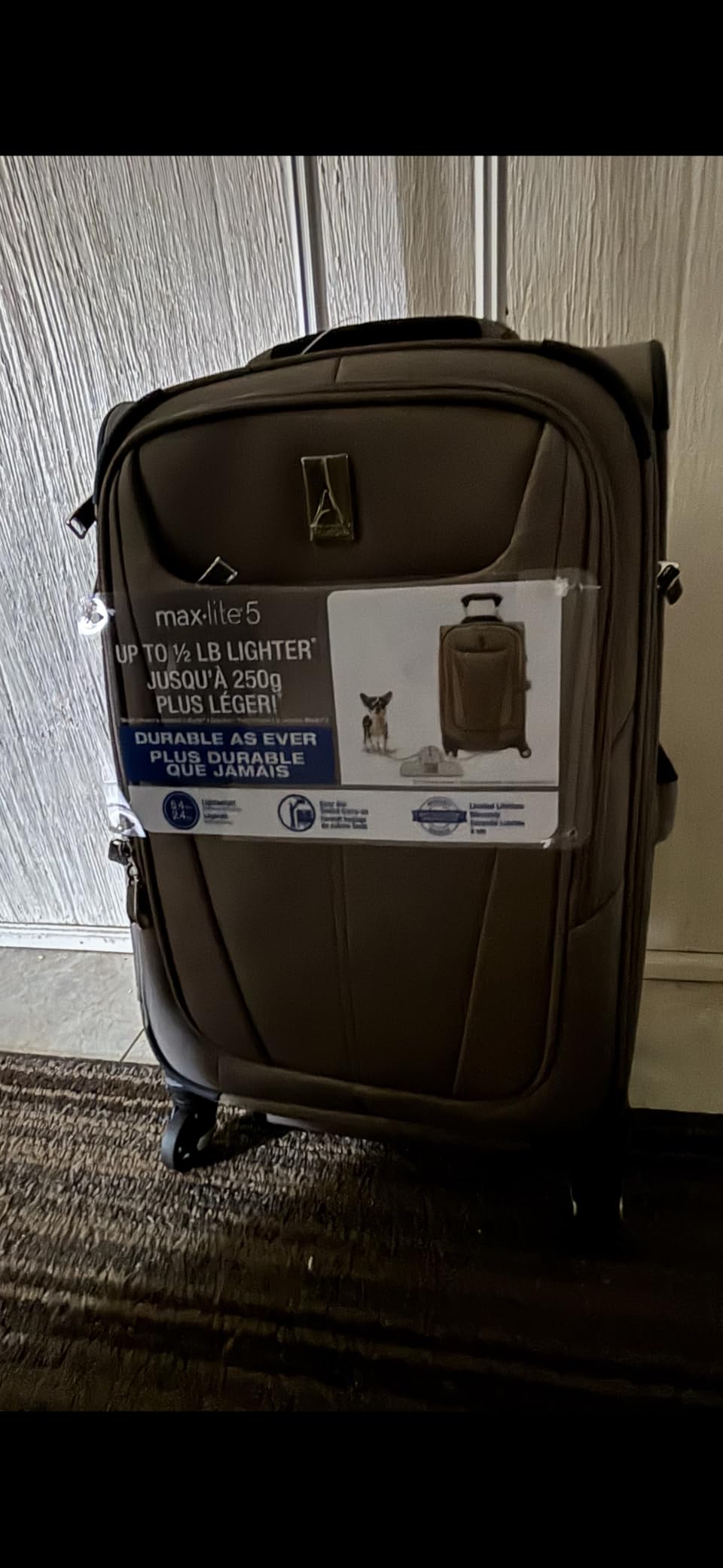 Travelpro Maxlite 5 Softside Checked Luggage Spinner, Black, 25-Inch customer photo 2