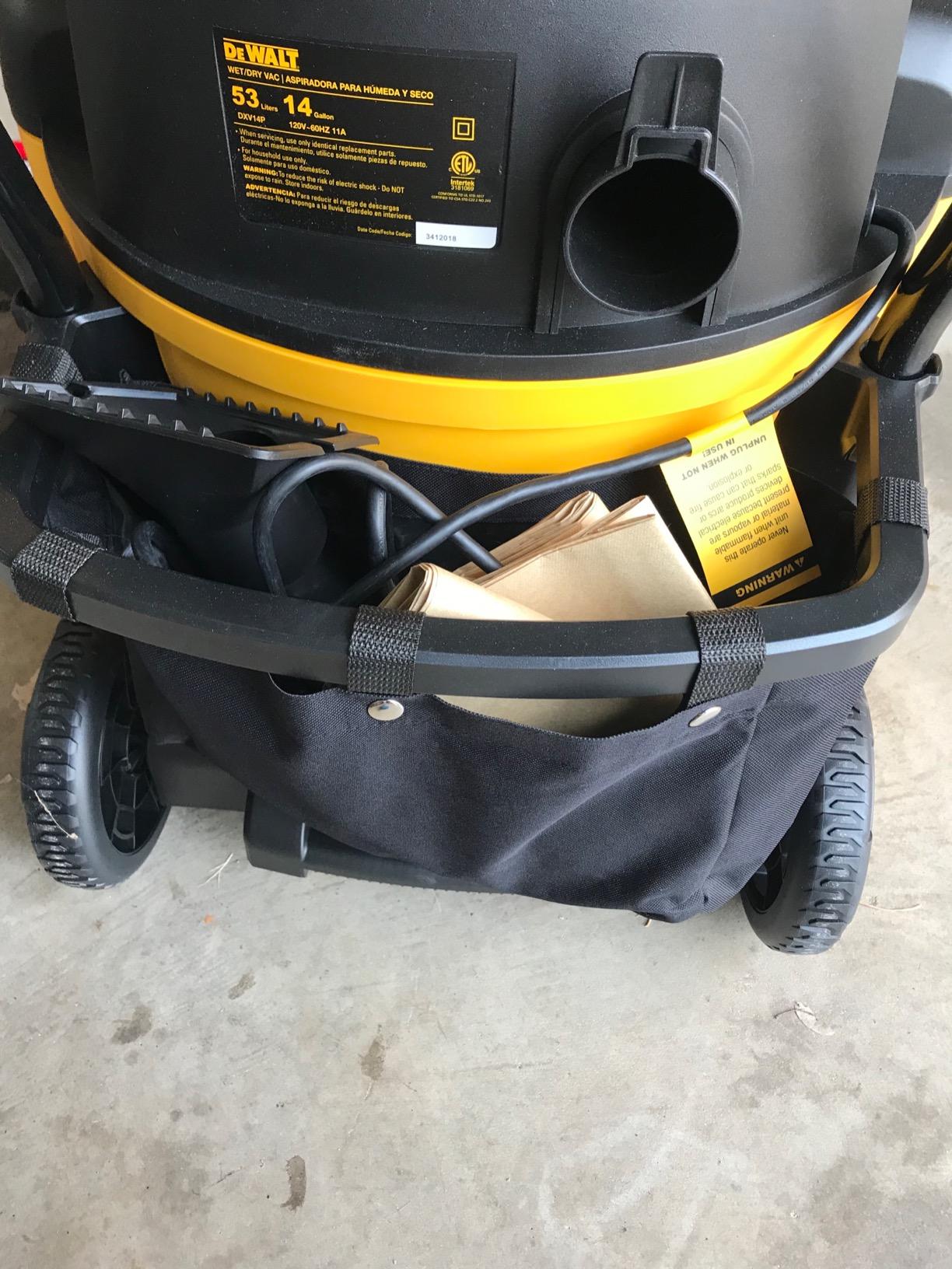 DEWALT DXV14P Shop Vacuum Wet/Dry 14 Gallon, 6 HP Wet/Dry Vac with 110 CFM Powerful Suction, Yellow customer photo 1