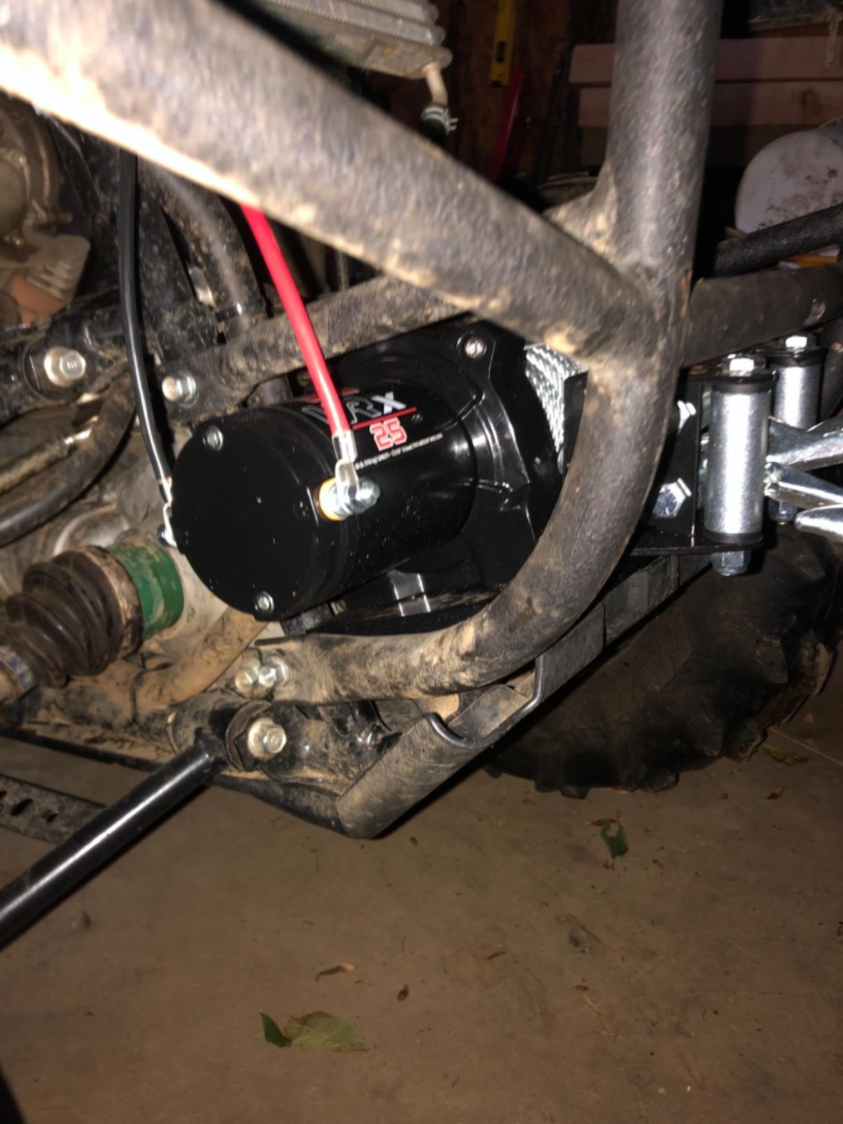 WARN VRX 25 Powersport Winch 12V - 2,500 lb Rating, Steel Rope, for ATV/UTV customer photo 2