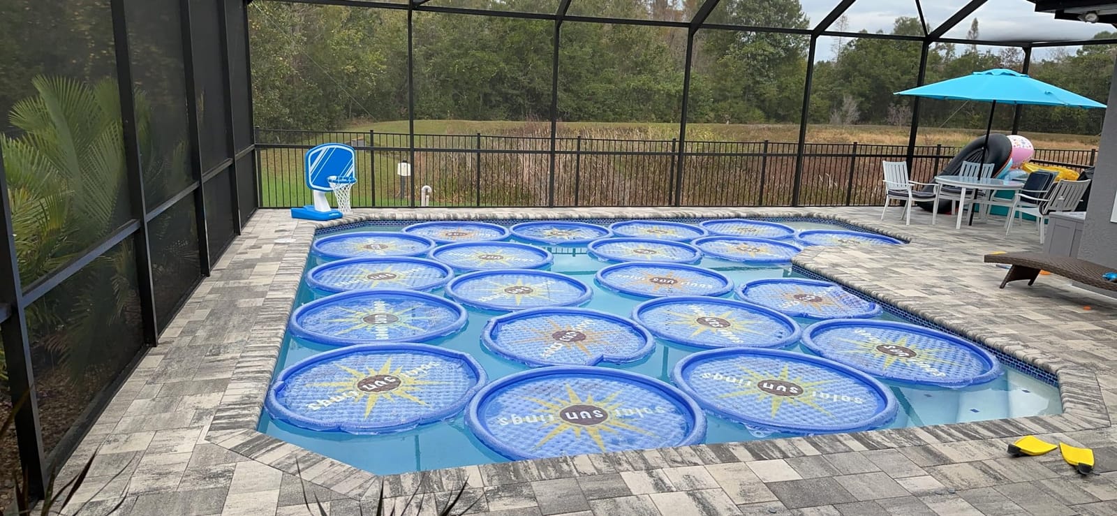 Solar Sun Rings 60-Inch UV Resistant Solar Pool Heater │ Above Ground & Inground Pools & Spas │ Sunburst │ 1-Pack customer photo 1