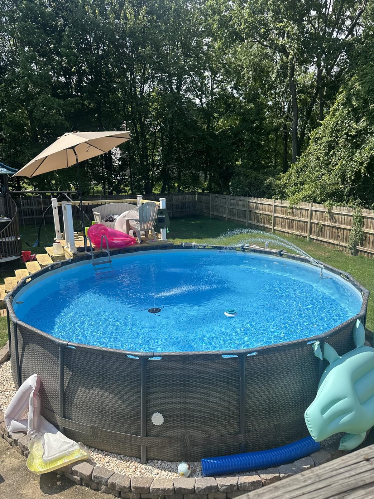 INTEX Krystal Clear 2,800 GPH Sand Filter Pump for Above Ground Pools customer photo 2