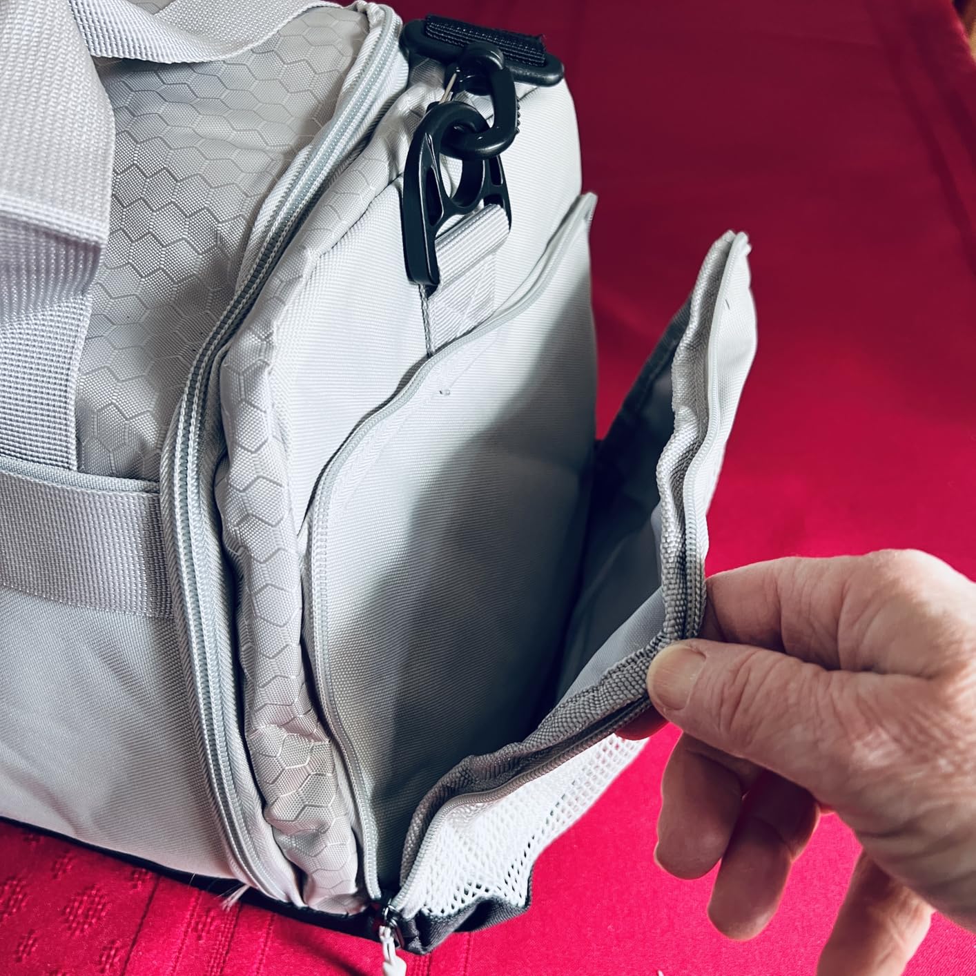 Ultimate Gym Bag 2.0: The Durable Crowdsource Designed Duffel Bag with 10 Optimal Compartments Including Water Resistant Pouch customer photo 1