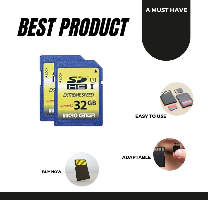 INLAND 32GB SDHC Flash Memory Card Standard Full Size SD Card (2 Pack) customer photo 2