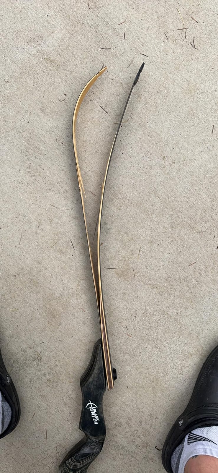 Obert Original Black Hunter Takedown Recurve Bow 60inch with Bamboo Core Limbs Archery Hunting Target Practice customer photo 1