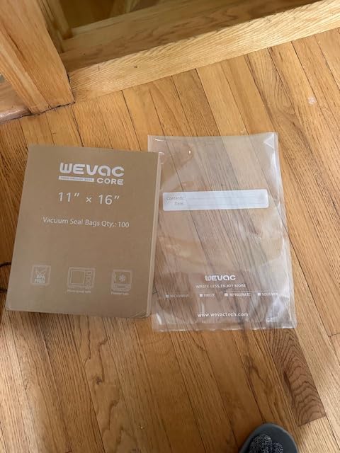 Wevac Vacuum Sealer Bags 8x12