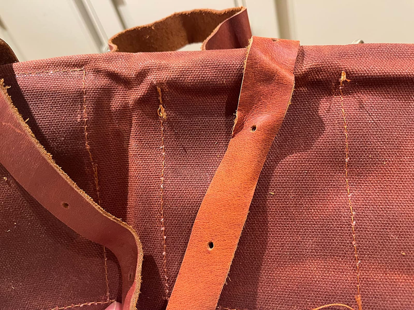 Large Chef’s Knife Roll Bag,Heavy Duty Waxed Canvas Knife Carrier,11 Pockets Kitchen Cooking Tools Storage Case, Easily Carried By Shoulder Strap ForProfessional Chefs,Culinary School Students customer photo 1