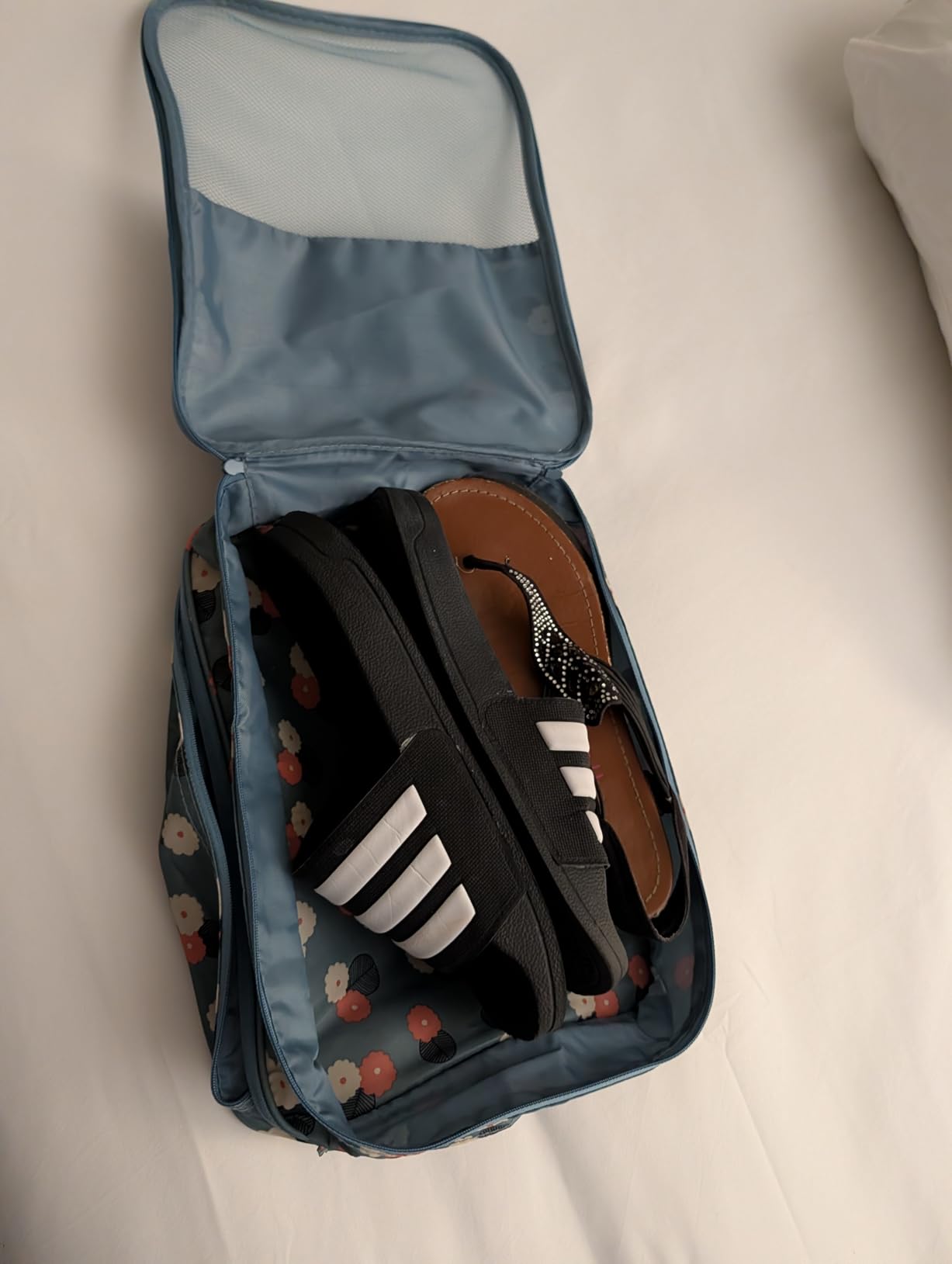 Mossio Shoe Bag Holds 3 Pair of Shoes for Travel and Daily Use Storage Pouch customer photo 2
