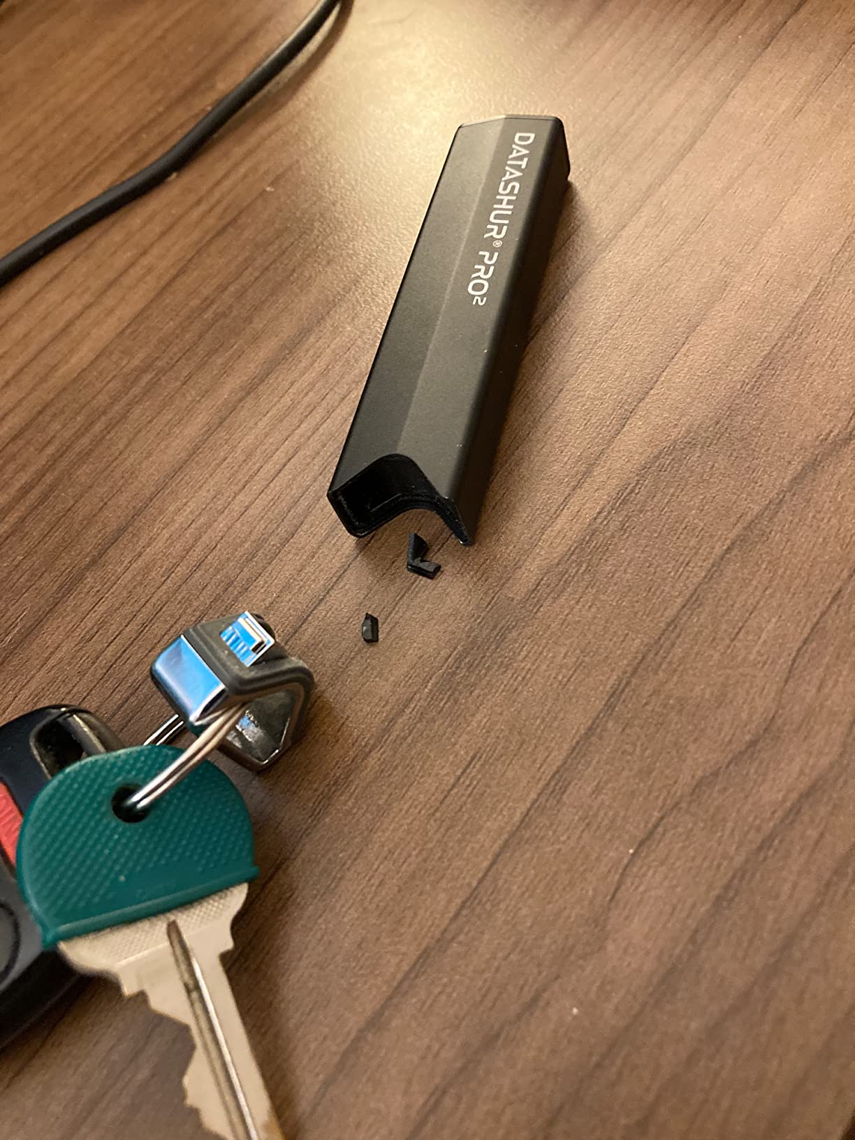 iStorage datAshur PRO2 32 GB | Secure Flash Drive | FIPS 140-2 Level 3 Certified | Password protected | Dust/Water-Resistant customer photo 1