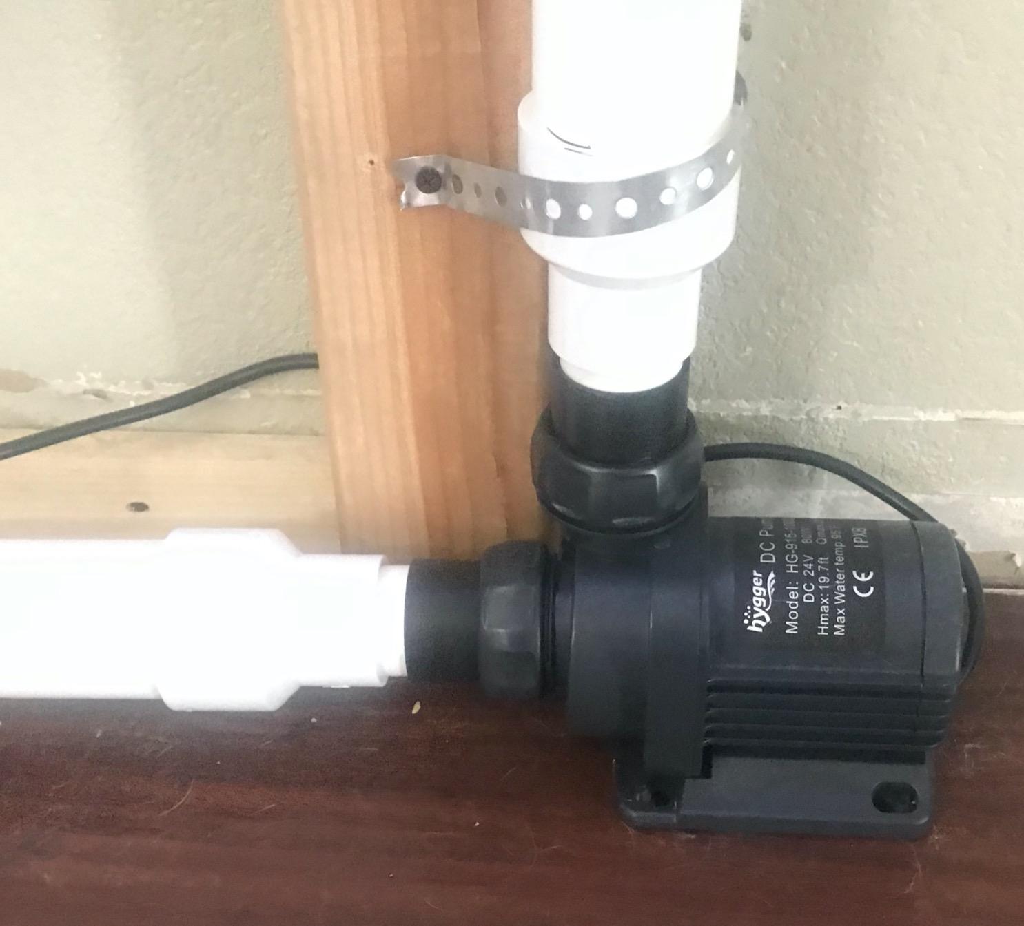 Hygger 2650GPH Quiet Submersible and External 24V Water Pump, with Controller (30%-100% Settings), Powerful Return Pump for Fish Tanks, Aquariums, Ponds, Fountains, Sump, Hydroponics (80W, 19.7ft) customer photo 1