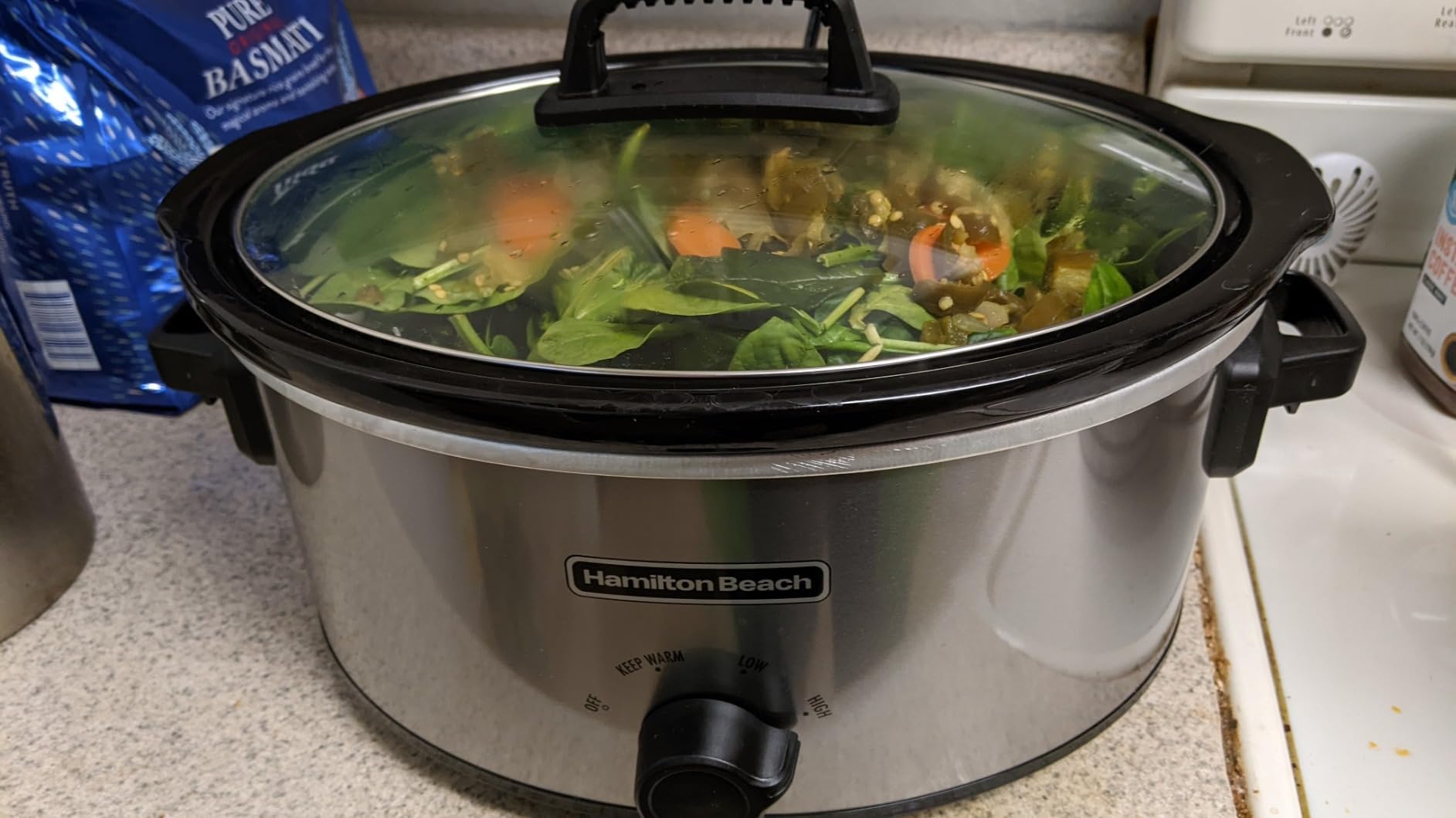Hamilton Beach 6 Quart Slow Cooker With 3 Cooking Settings customer photo 2