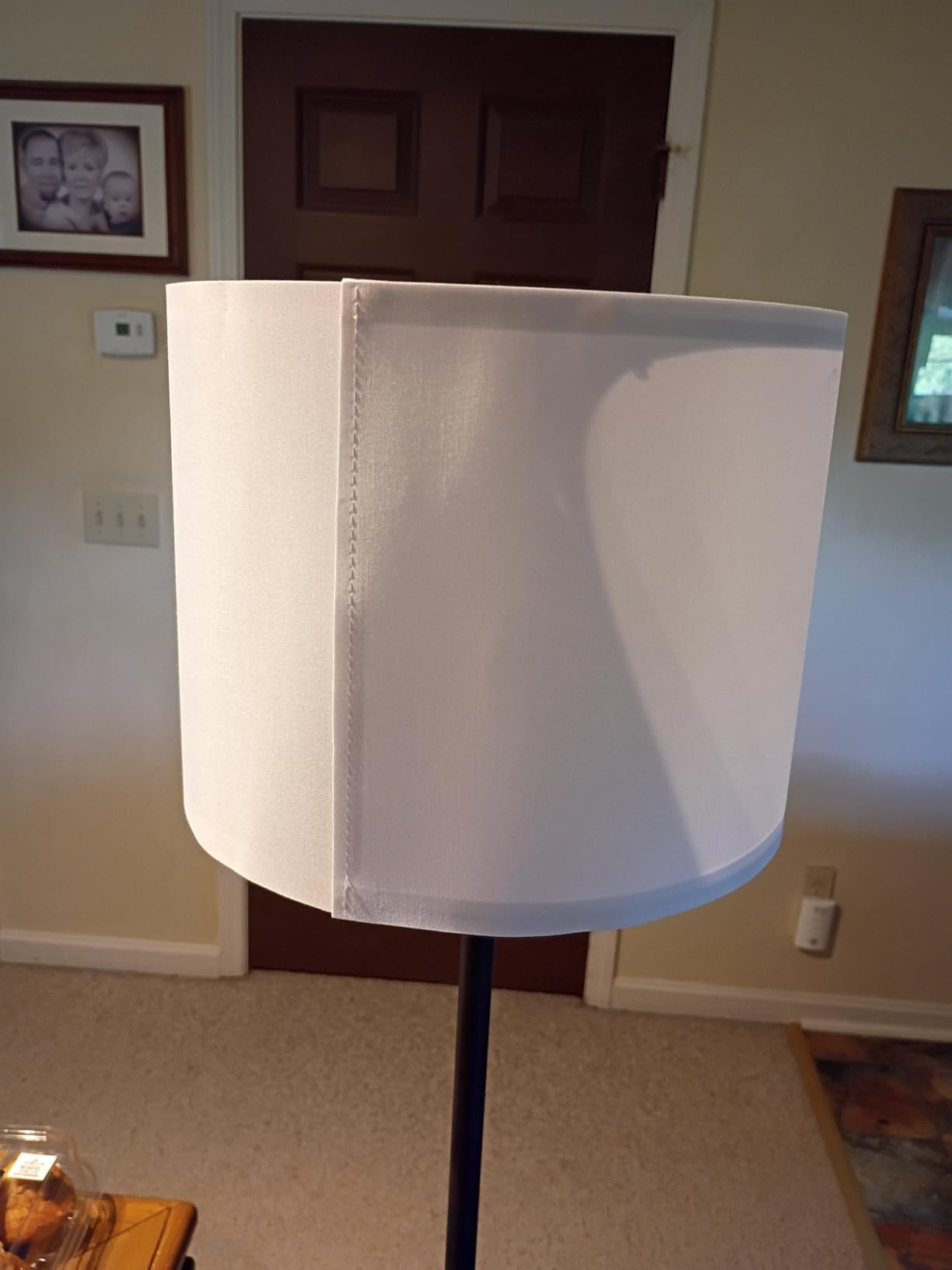 Modern Floor Lamp Simple Design with White Shade & Foot Pedal Switch customer photo 1