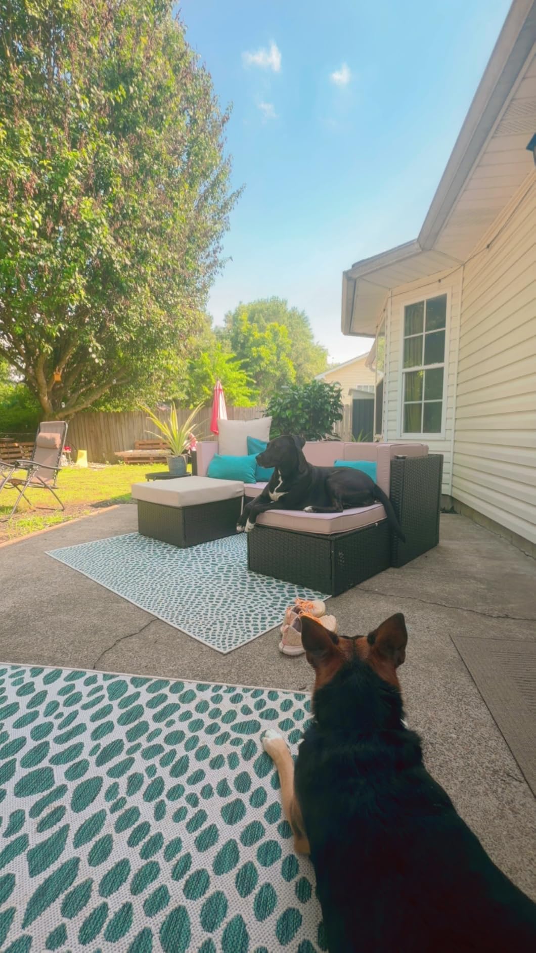 Vongrasig 5 Piece Patio Furniture Sets, Outdoor Patio Set Sectional Sofa customer photo 2