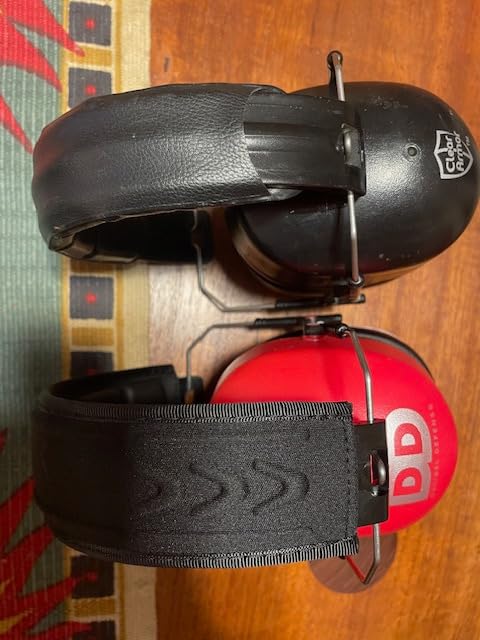 DECIBEL DEFENSE Ear Protection, 37 dB NRR Ear MuffS (SAFETY RED) customer photo 1