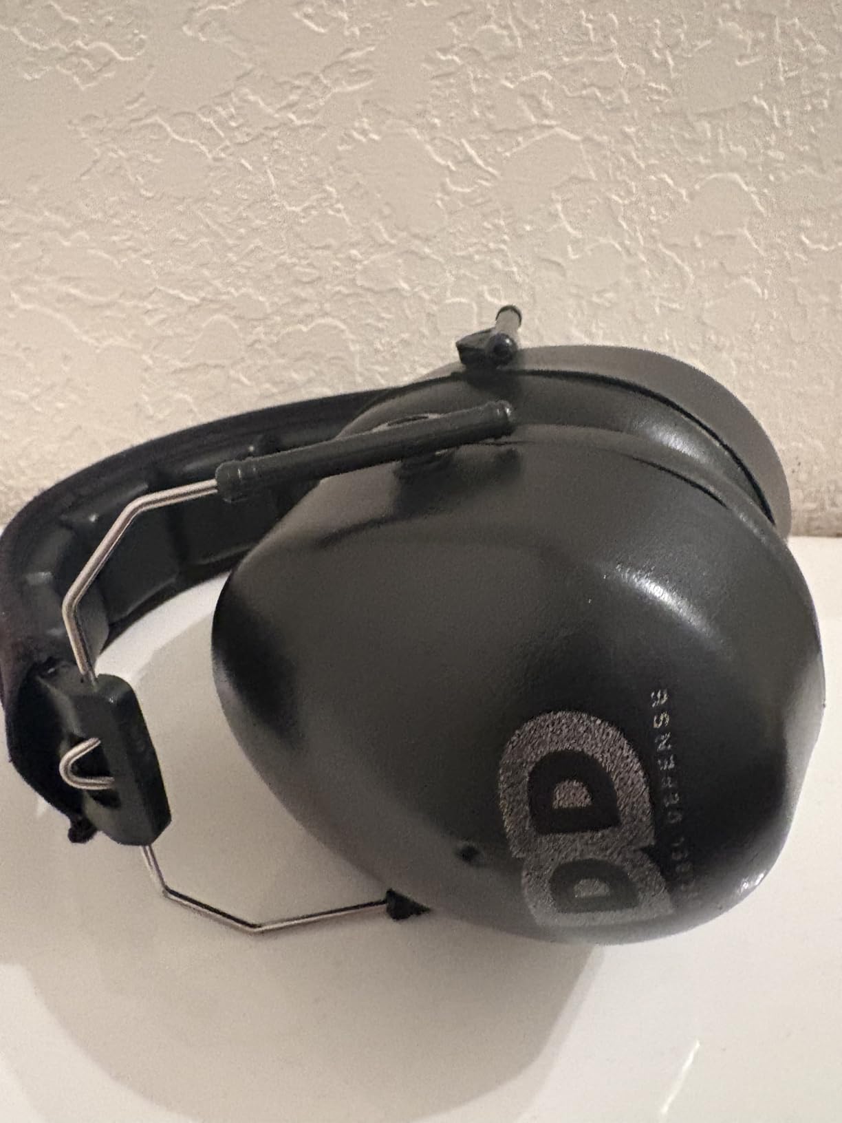 DECIBEL DEFENSE Ear Protection, 37 dB NRR Ear MuffS (SAFETY RED) customer photo 2