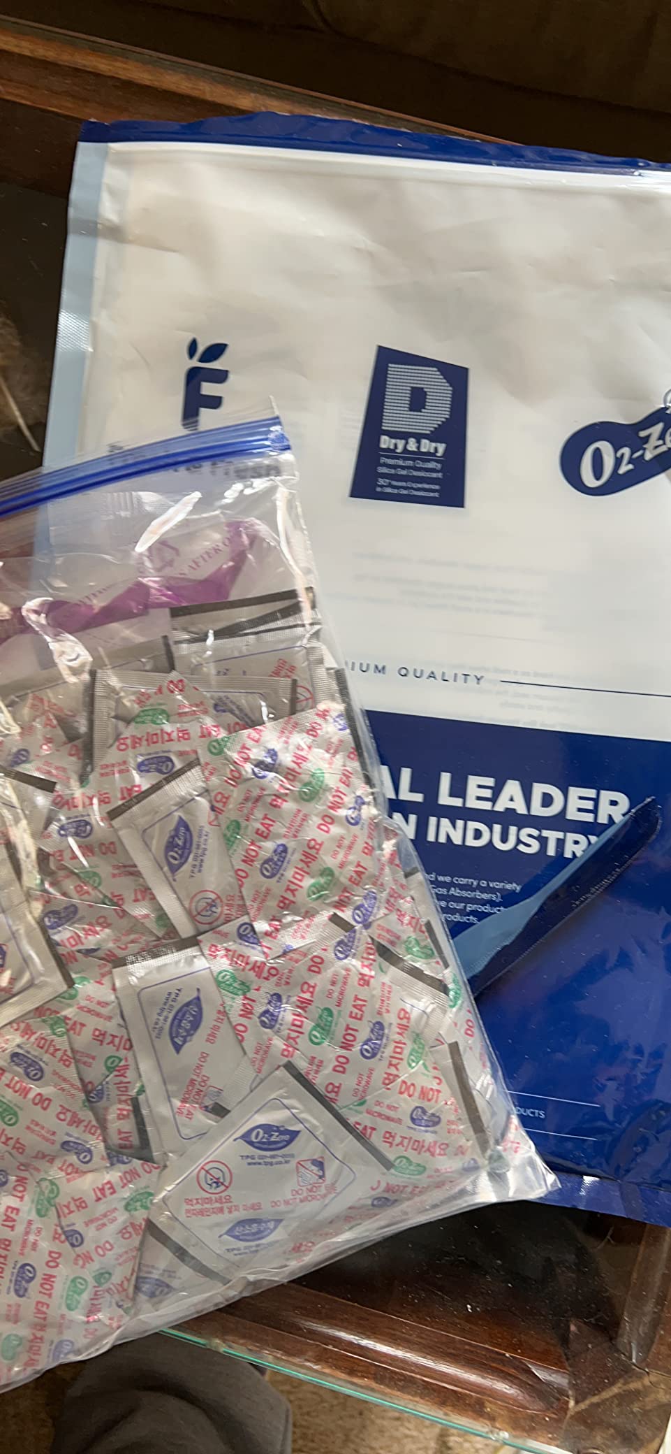 500 CC [100 Packets] Premium Oxygen Absorbers for Food Storage, Oxygen Absorbers (10 Bag of 10 Packets) - ISO 9001 & 14001 Certified Facility Manufactured customer photo 2