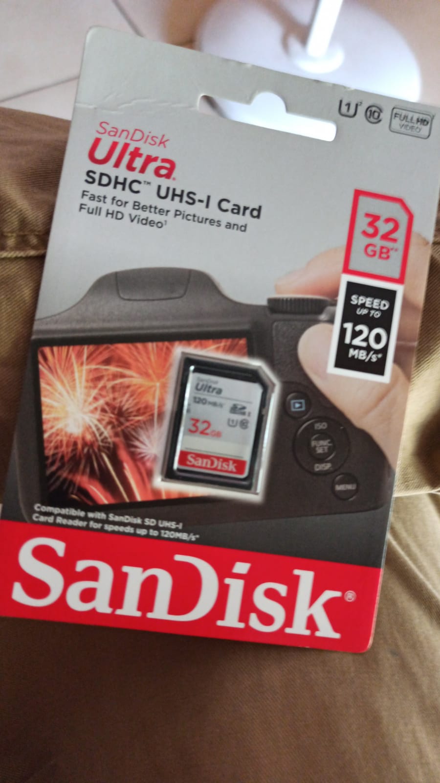 SANDISK 32GB Ultra SD Memory Card, Up to 120MB/s Read Speeds, UHS-I customer photo 1