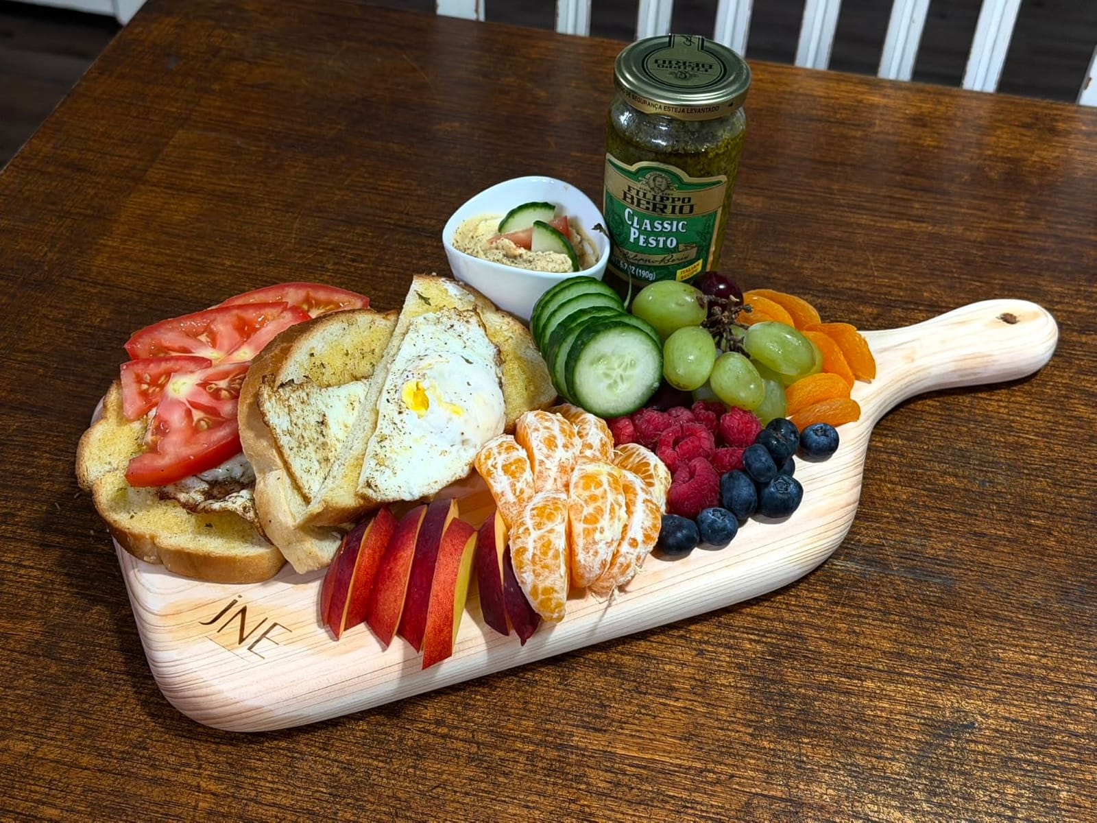 Hinoki Cypress Reversible Wood Cutting Board, 17.3