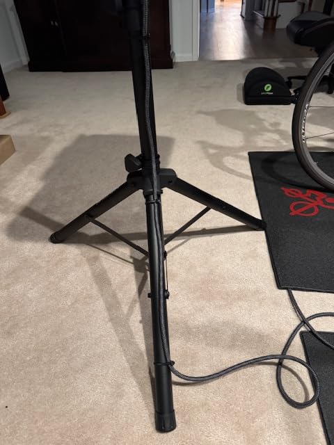 KOM Cycling Media Display - Indoor Cycling Desk for Bicycle Trainer - Bike Desk Creates Rad Indoor Cycling Pain Cave - Perfect for Displaying Zwift, TR, and Wahoo SUF! customer photo 1